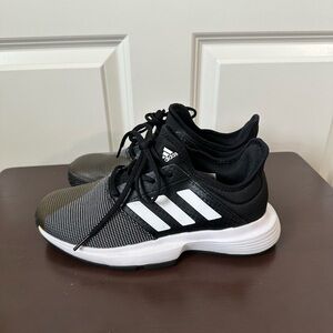 Adidas Women’s Black Size 5 Game Court Tennis Sneakers